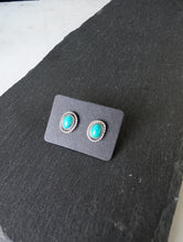 Load image into Gallery viewer, Turquoise Statement Stud Earrings