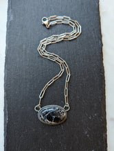 Load image into Gallery viewer, White Buffalo + Sterling Silver Necklace