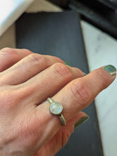 Load image into Gallery viewer, Simple Moonstone Sterling Silver Ring Size 9