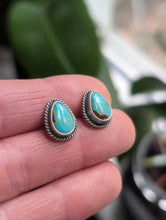 Load image into Gallery viewer, Royston Turquoise Stud Earrings