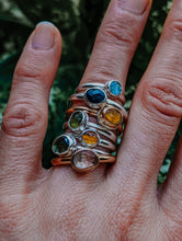 Load image into Gallery viewer, Tourmaline Stacker Rings