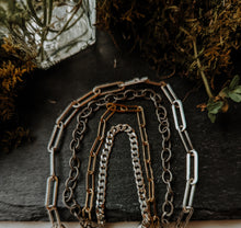 Load image into Gallery viewer, Sterling Silver and Gold Filled Chain Bracelets and Chain Rings