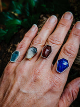 Load image into Gallery viewer, Coffin Cut Stone - Vesuvianite + Mini SS Gallery Wire