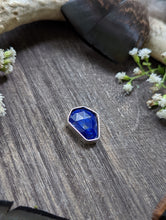 Load image into Gallery viewer, Coffin Cut Stone - Lapis Lazuli + SS Bezel Wire