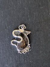 Load image into Gallery viewer, Sterling Silver + Montana Agate Snake Necklace
