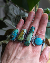 Load image into Gallery viewer, Turquoise + Sterling Silver Rings or Pendant - Made to Order

