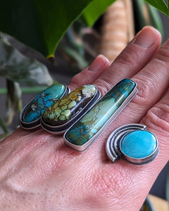 Turquoise + Sterling Silver Rings or Pendant - Made to Order