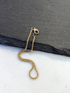 Sterling Silver and Gold Filled Chain Bracelets and Chain Rings