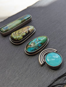 Turquoise + Sterling Silver Rings or Pendant - Made to Order