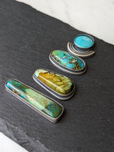 Load image into Gallery viewer, Turquoise + Sterling Silver Rings or Pendant - Made to Order
