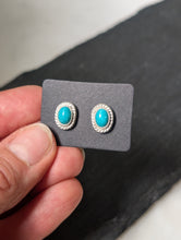 Load image into Gallery viewer, Turquoise Statement Stud Earrings
