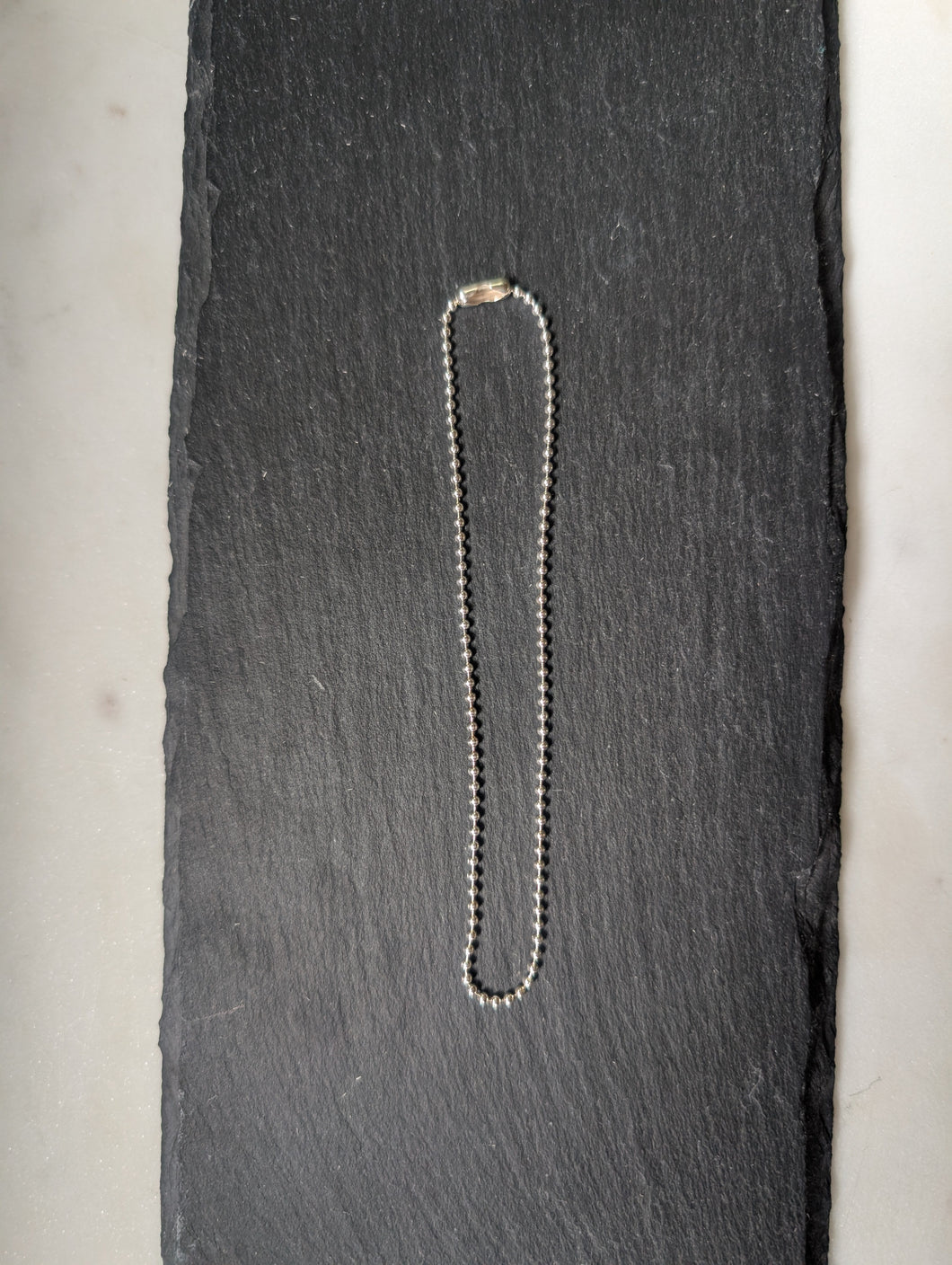 Sterling Silver Ball Chain Anklet (or Bracelet)