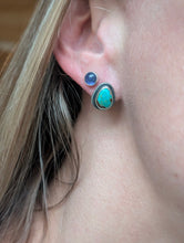 Load image into Gallery viewer, Royston Turquoise Stud Earrings
