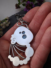 Load image into Gallery viewer, Moonstone + Pink Tourmaline + Alexandrite + Sterling Silver Necklace
