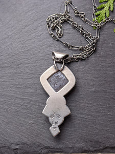 Dendritic Opal + Turquoise + Howlite Necklace